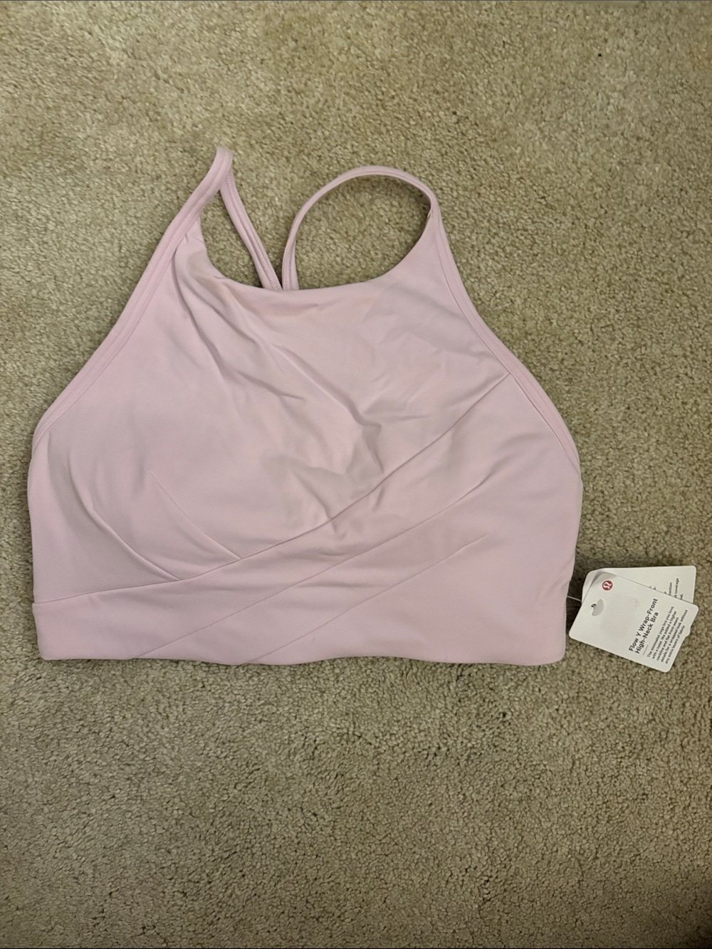 lululemon flow Y wrap front High-Neck Bra - 4